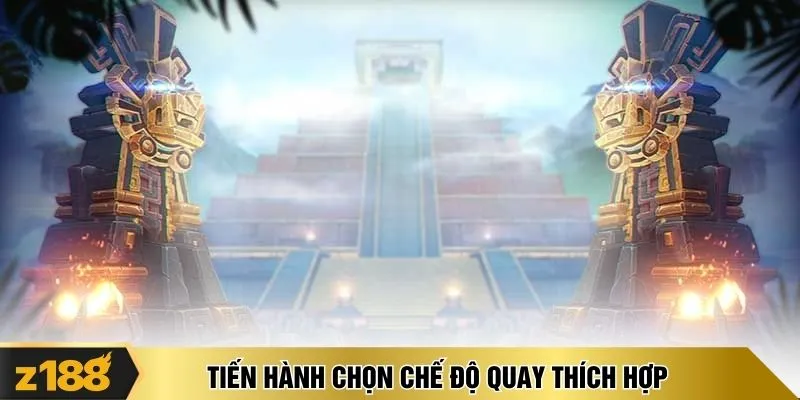 Tiến hành chọn chế độ quay thích hợp